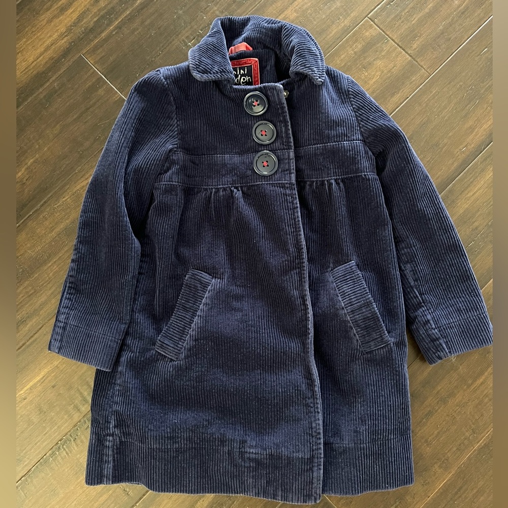 Mini Boden Navy Pea Coat